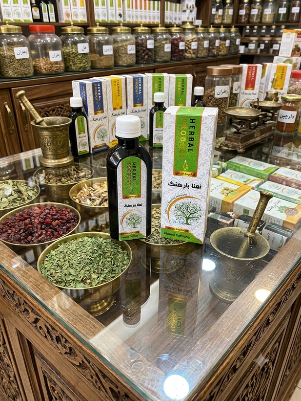 شربت نعنا بارهنگ حکیم (تکی)