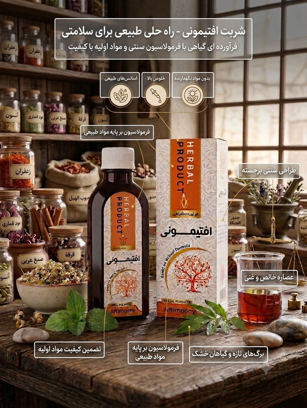 سرکه انگبین افتیمونی حکیم (تکی)